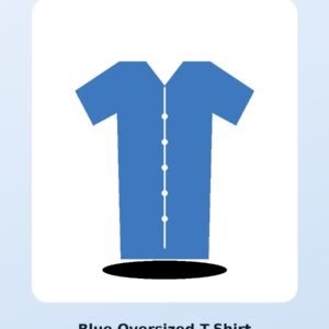 Blue Oversized T-Shirt