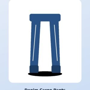 Denim Cargo Pants