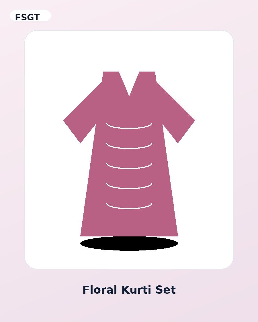Floral Kurti Set