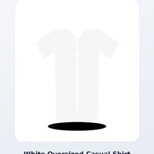 White Oversized Casual Shirt