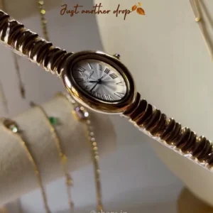 Vintage Oval Gold-Tone Bracelet