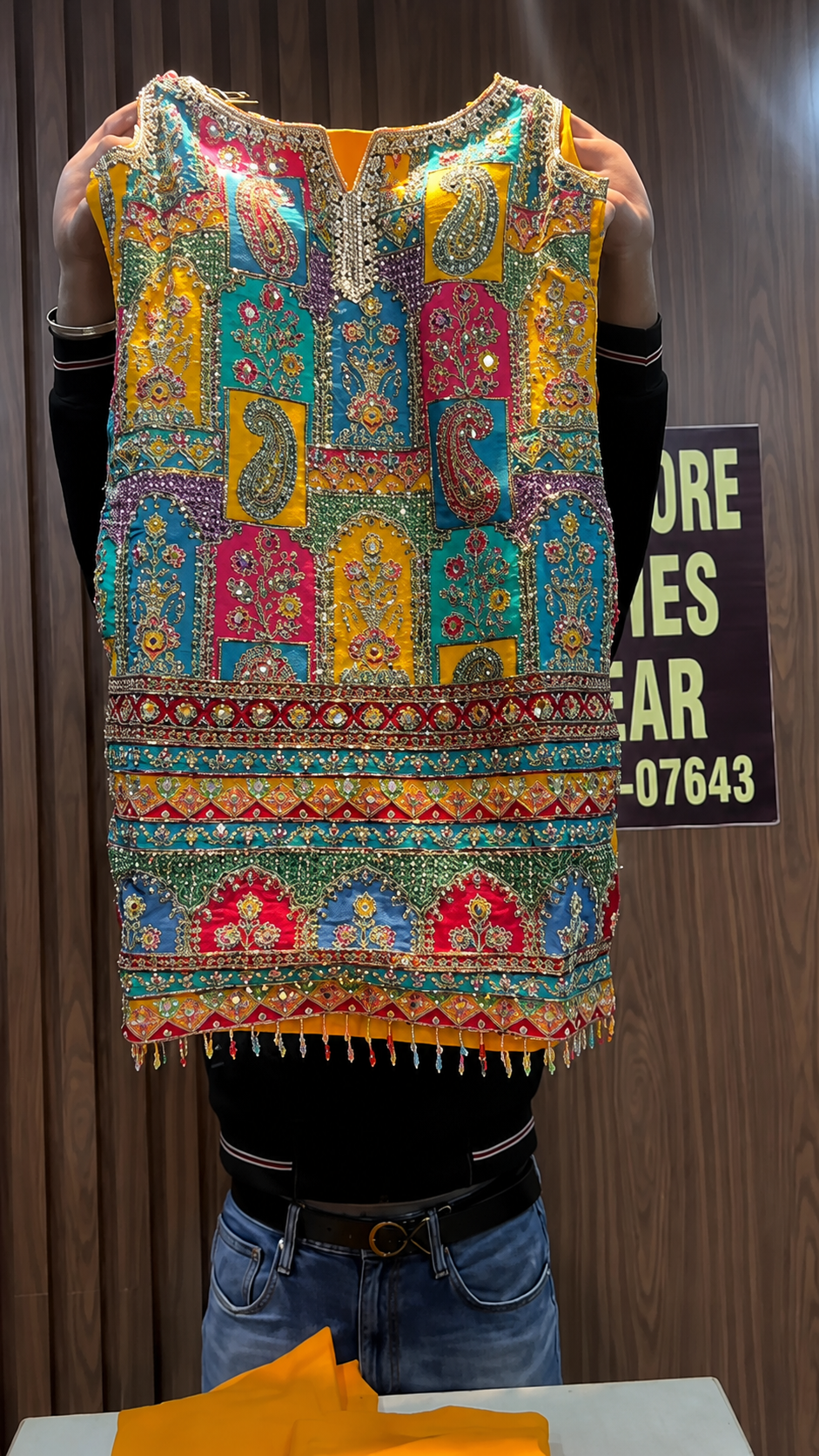 Premium Multicolor Embroidered Kurti