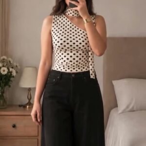 Modest Top – Polka Dot