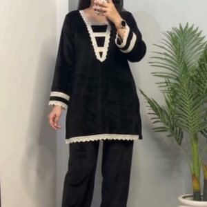 Winter Cord Set – Black Lace