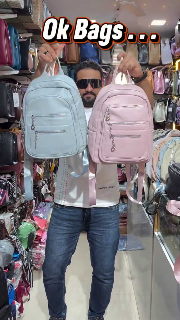 🎒 Stylish Minimalist Multi-Compartment Mini Backpack – Lightweight Everyday Women’s & Girls’ Casual Travel Backpack with Adjustable Straps ✨🤍