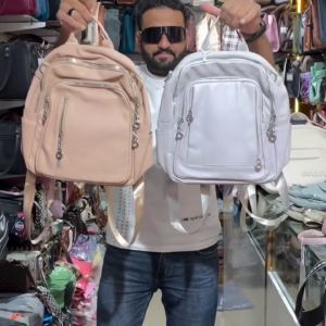 🎒 Stylish Minimalist Multi-Compartment Mini Backpack – Lightweight Everyday Women’s & Girls’ Casual Travel Backpack with Adjustable Straps ✨🤍