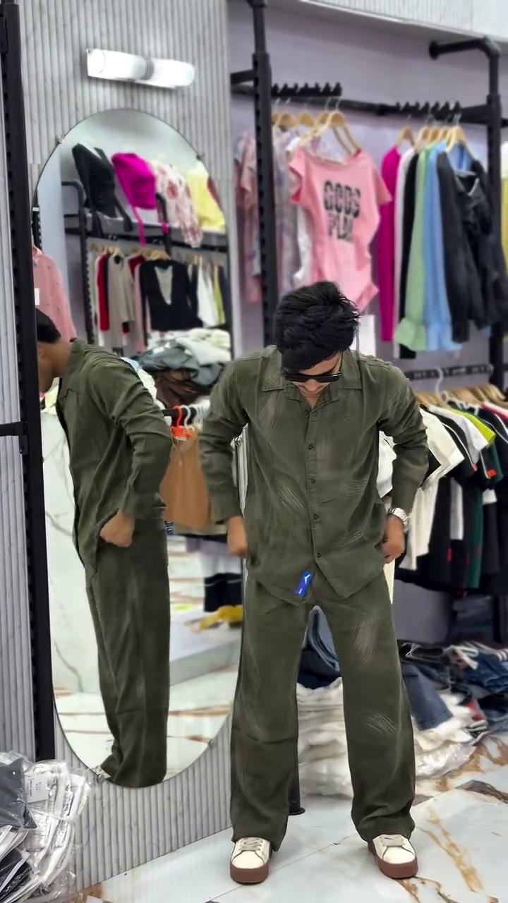 🔥 Trending Olive Green Co-Ord Set – Effortless Men’s Style