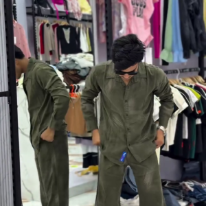 🔥 Trending Olive Green Co-Ord Set – Effortless Men’s Style