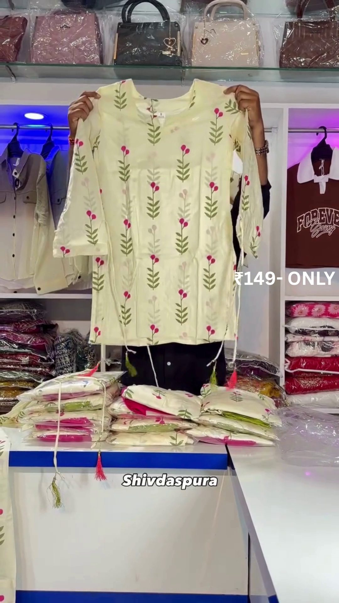 🌸 Elegant Floral Kurti for Everyday Style