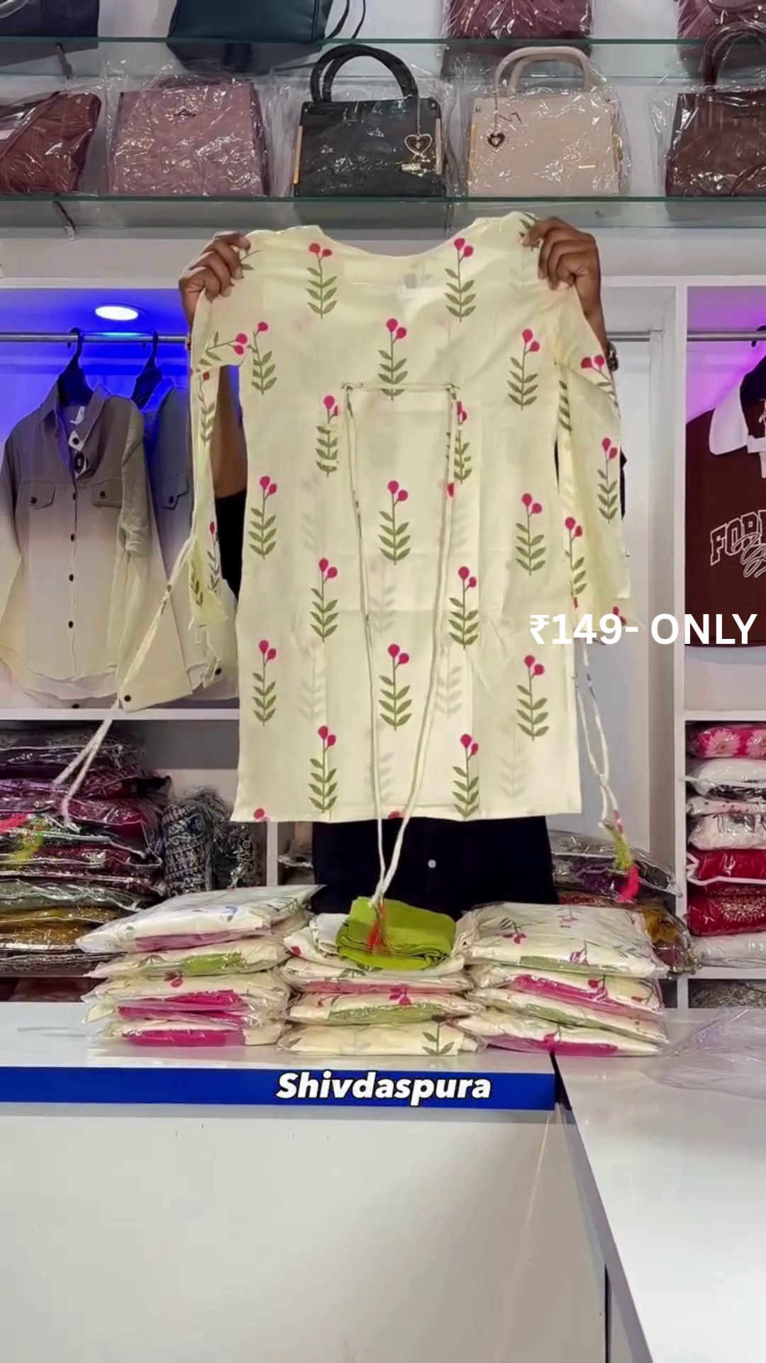 🌸 Elegant Floral Kurti for Everyday Style
