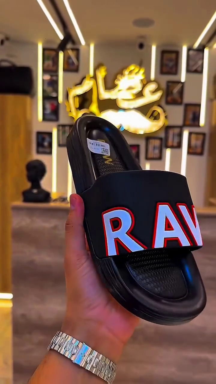 Premium-Look Black & White Fashion Slides – Bold Statement Style