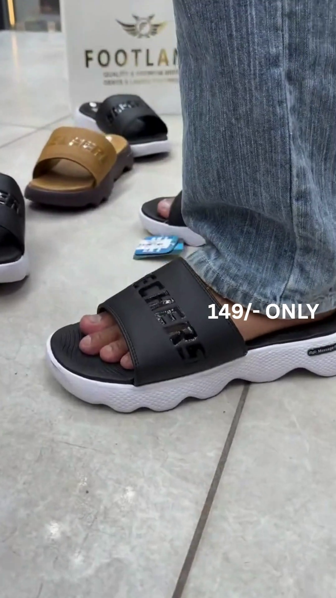 Stylish Black Comfort Slides – Casual Everyday Footwear