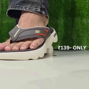 Men’s Black & White Sport Sandals – Chunky Everyday Style