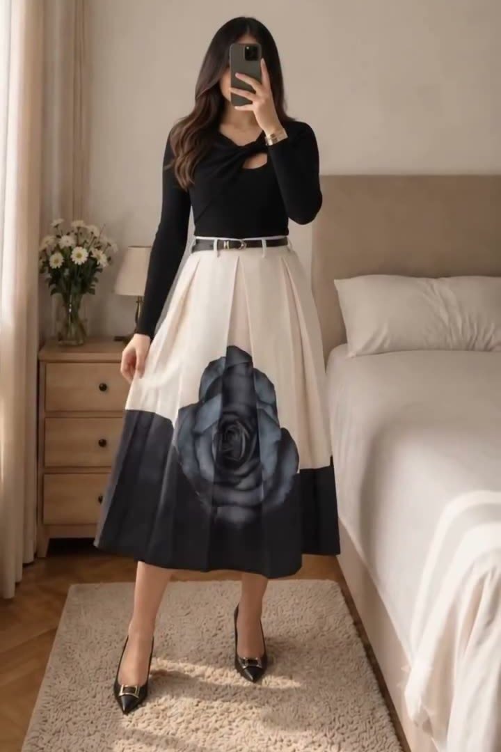 Top and Skirt Set Collection – 8 Designs, Choose Any One