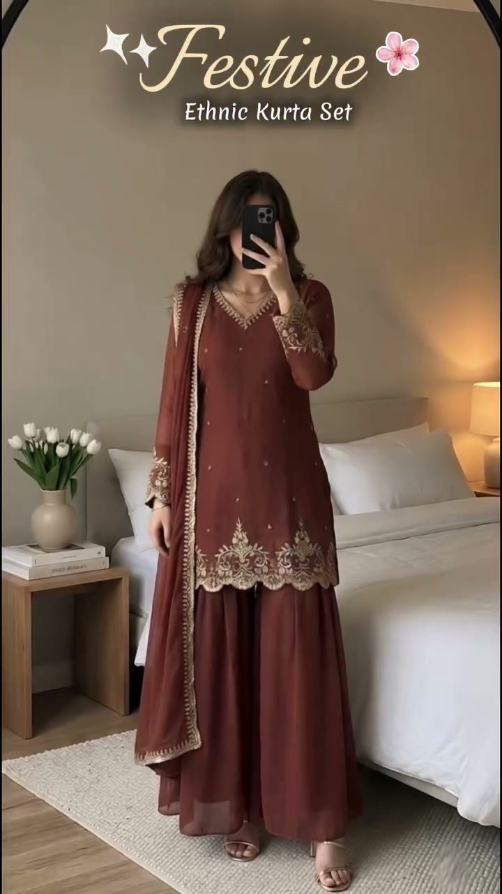 Festive Ethnic Kurta Set Collection – 7 Designs, Choose Any One