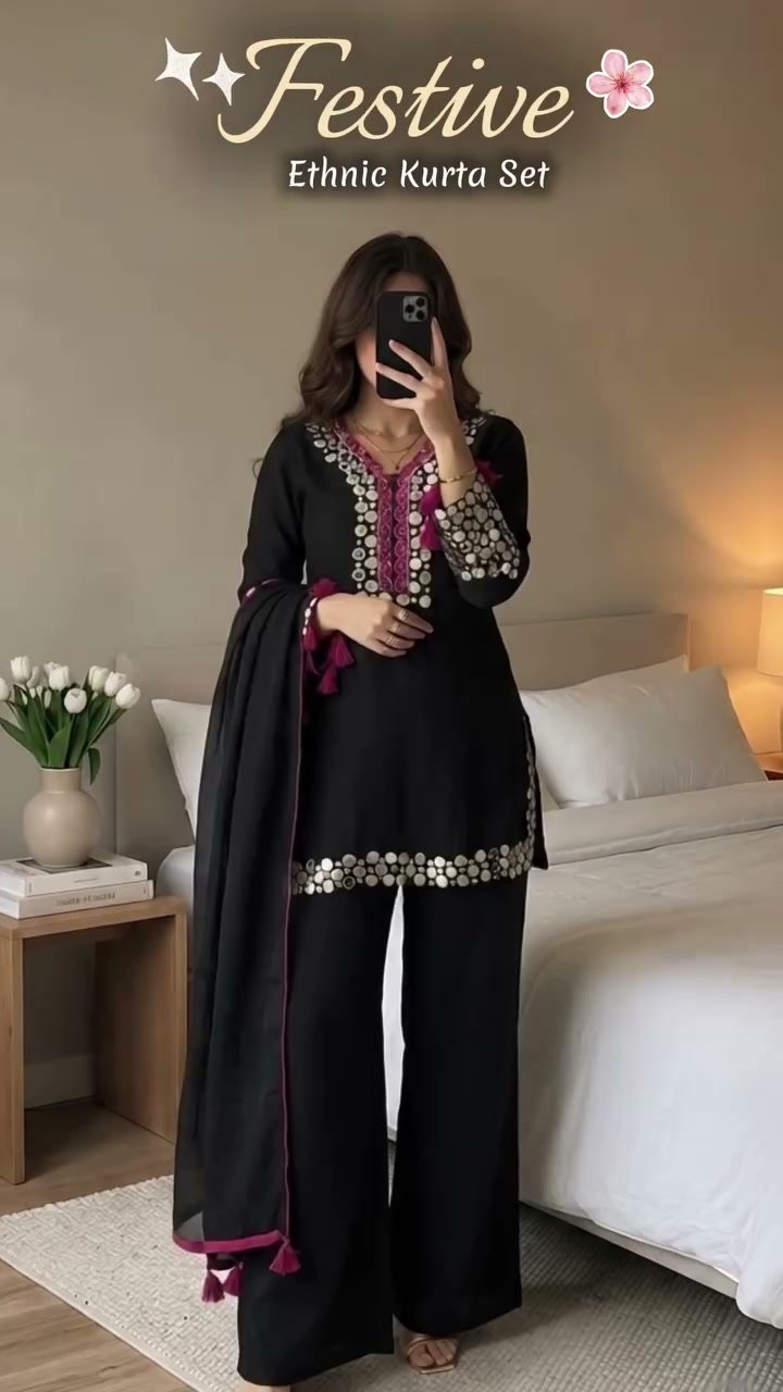 Festive Ethnic Kurta Set Collection – 7 Designs, Choose Any One