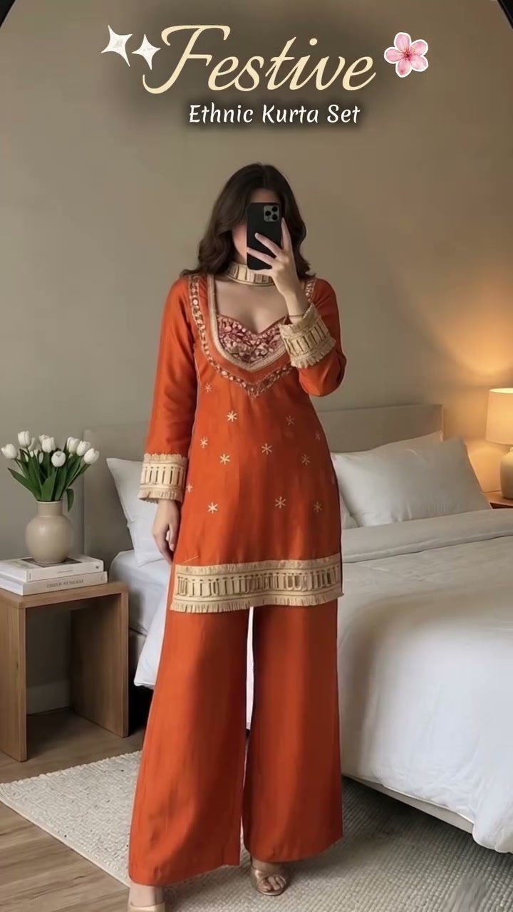 Festive Ethnic Kurta Set Collection – 7 Designs, Choose Any One
